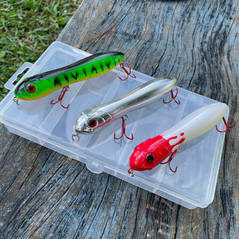 Kit Completo de 5 Iscas Hélice & 3 Zig Zarinhas Para Tucunaré & Traíra - Pescando Online