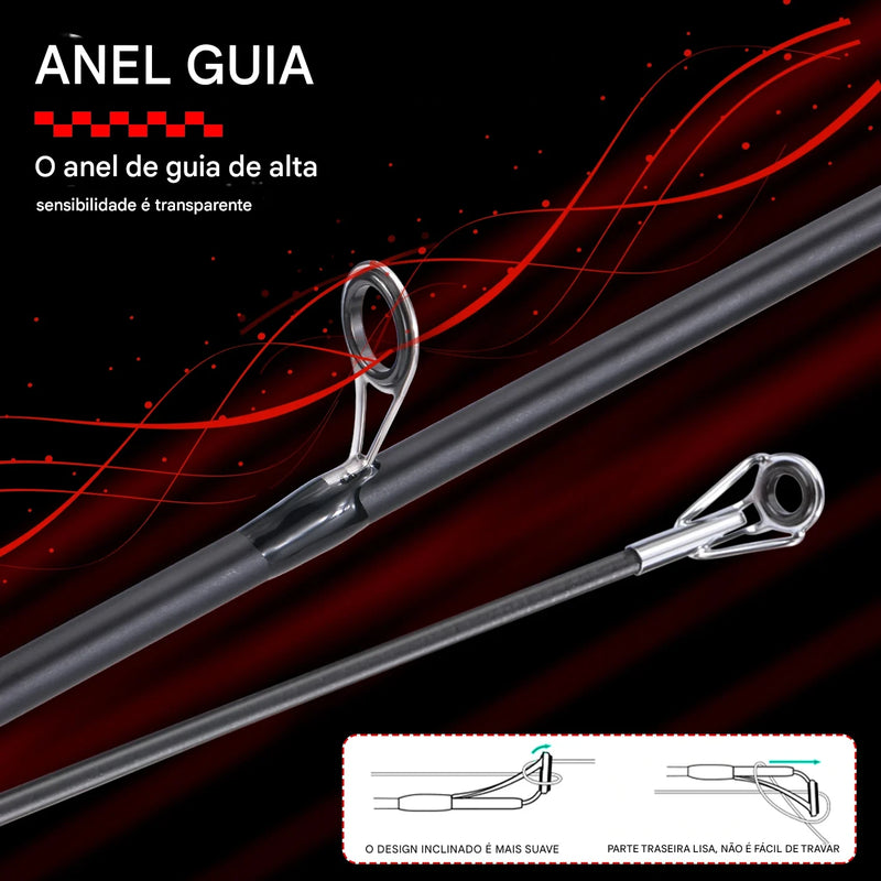 Vara de Pesca Sougayilang 1.8m-2.1m Max Drag 10kg