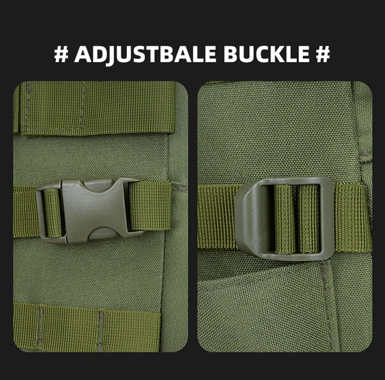 Mochila Tática de Pesca com Suporte para Haste e Armazenamento