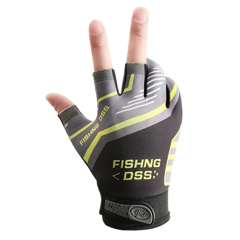 Luvas de Pesca Antiderrapantes com Proteção UV