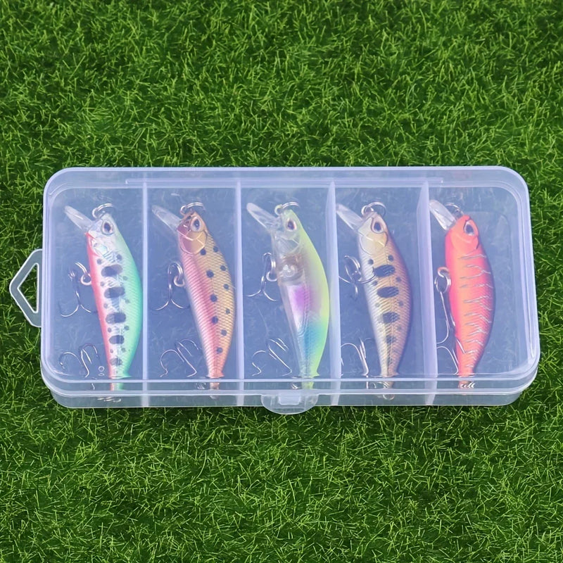 Kit 5 Iscas Jerkbaits Fisgada Garantida – Modelo Japonês