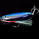 Kit 5 Iscas Metal Jig com Caixa – 10g a 60g | Isca Artificial para Pesca em Água Salgada e Doce