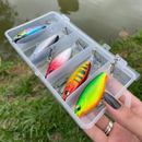 Isca Artificial Flutuante com Hélice 5 unidades + Manual da Pesca de Brinde