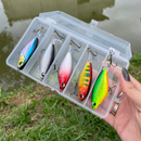 Isca Artificial Flutuante com Hélice 5 unidades + Manual da Pesca de Brinde