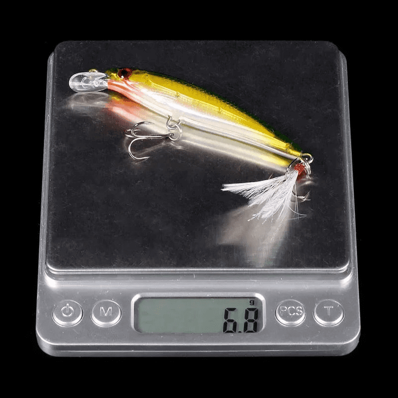 Iscas Artificiais Última Geração | Meia-água | Kit Completo 5 unidades + Caixa Organizadora