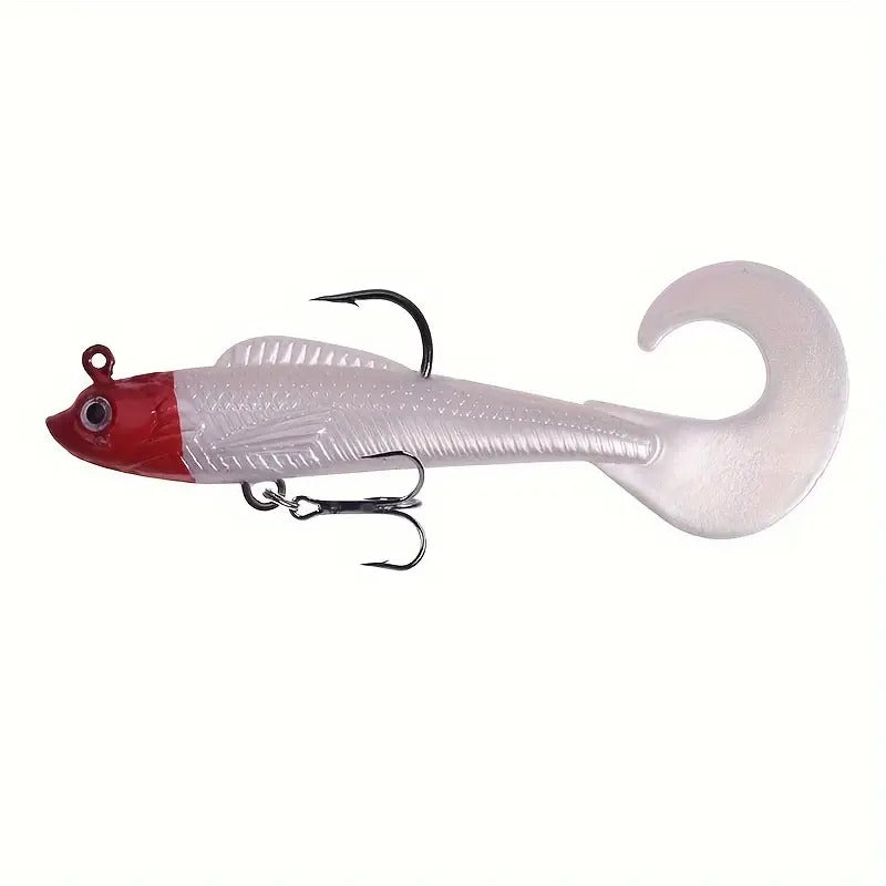 Iscas Artificiais Shad Silicone - Ultra Realistas e Eficientes | 6 Unidades