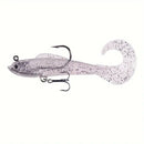 Iscas Artificiais Shad Silicone - Ultra Realistas e Eficientes | 6 Unidades