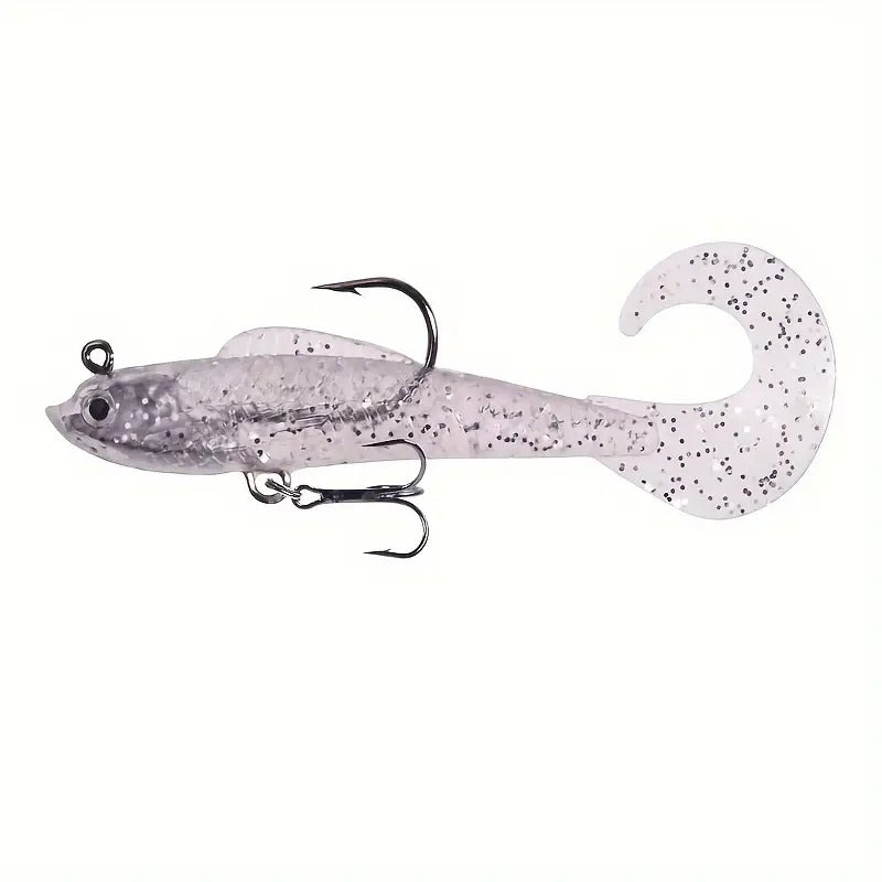 Iscas Artificiais Shad Silicone - Ultra Realistas e Eficientes | 6 Unidades