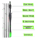 Vara de Pesca Sougayilang Lure | Alta Resistência