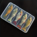 Isca Artificial Articulada – 6 Segmentos + caixa organizadora