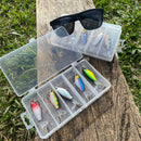 Isca Artificial Flutuante com Hélice 5 unidades + Manual da Pesca de Brinde