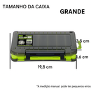 Caixa Organizadora Dupla Face com 14 Divisórias | Samolla + Alicate de Brinde