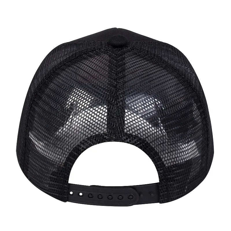 Bonés de beisebol bordados com letras de baixo Moda masculina e feminina eventos esportivos ao ar livre boné casual motorista de caminhão americano chapéu de rede t