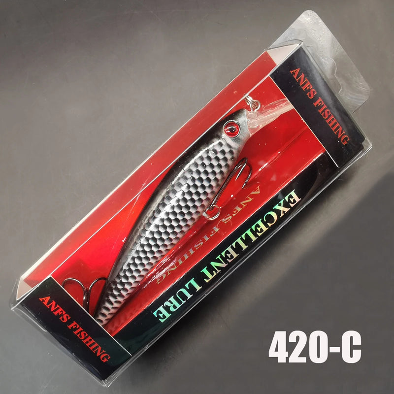 Isca Artificial Afundante Minnow 13g - Alta Performance para Pesca Esportiva