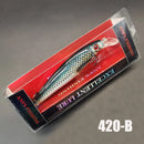 1 peça/3 peças 13g isca de pesca impressão colorida afundando minnow isca artificial equipamento de pesca legal