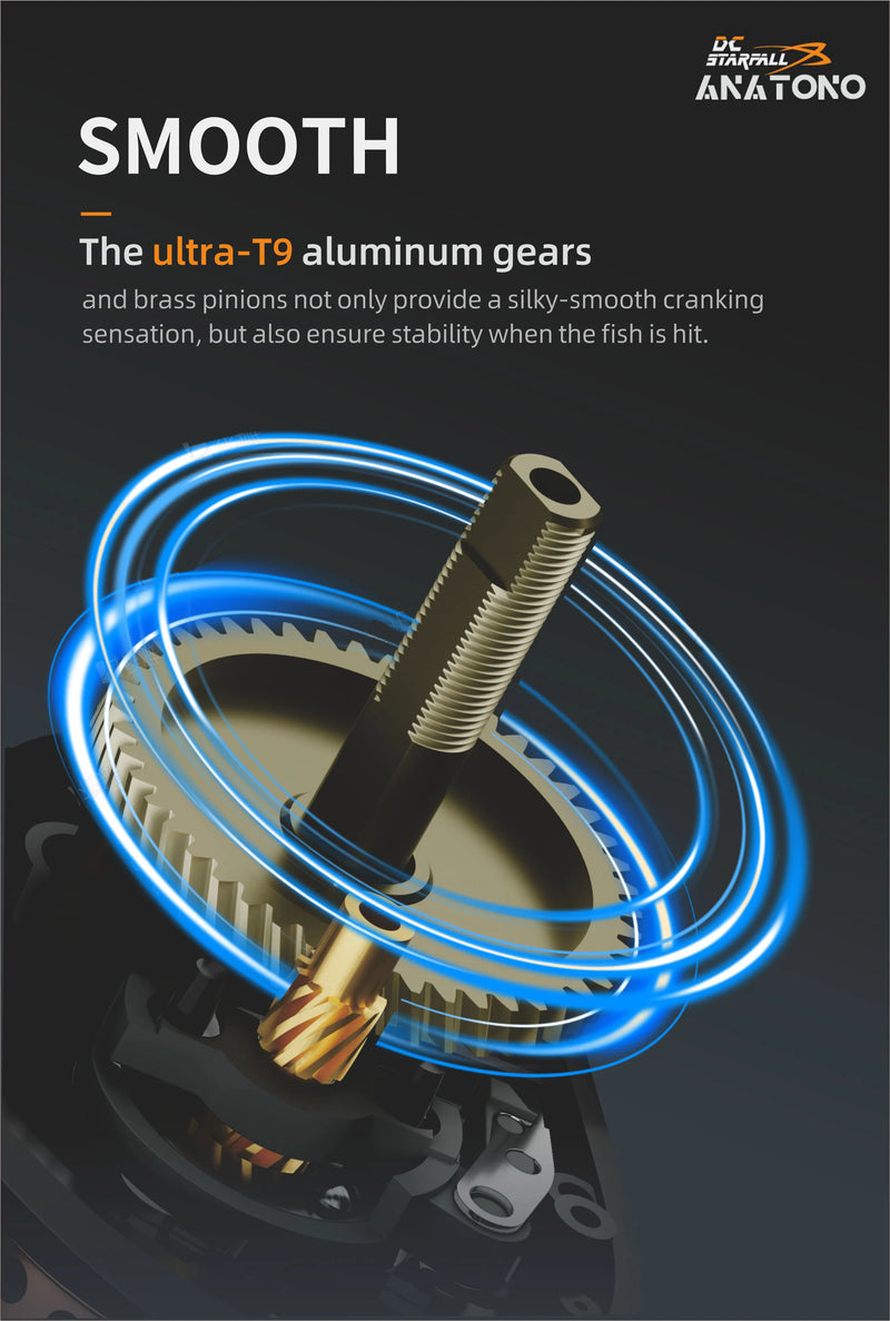 Carretel de Pesca Anatono Starfall DC 7.0:1 Ultraleve
