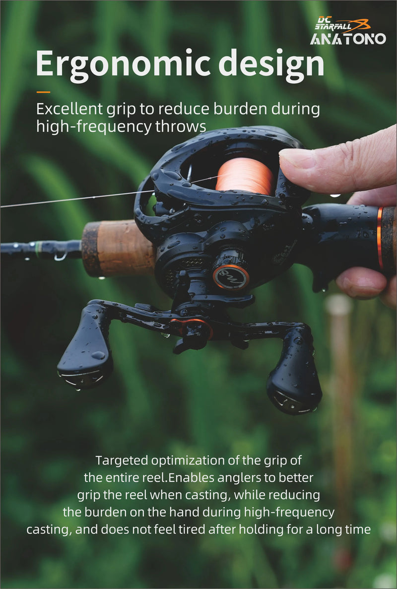Carretel de Pesca Anatono Starfall DC 7.0:1 Ultraleve