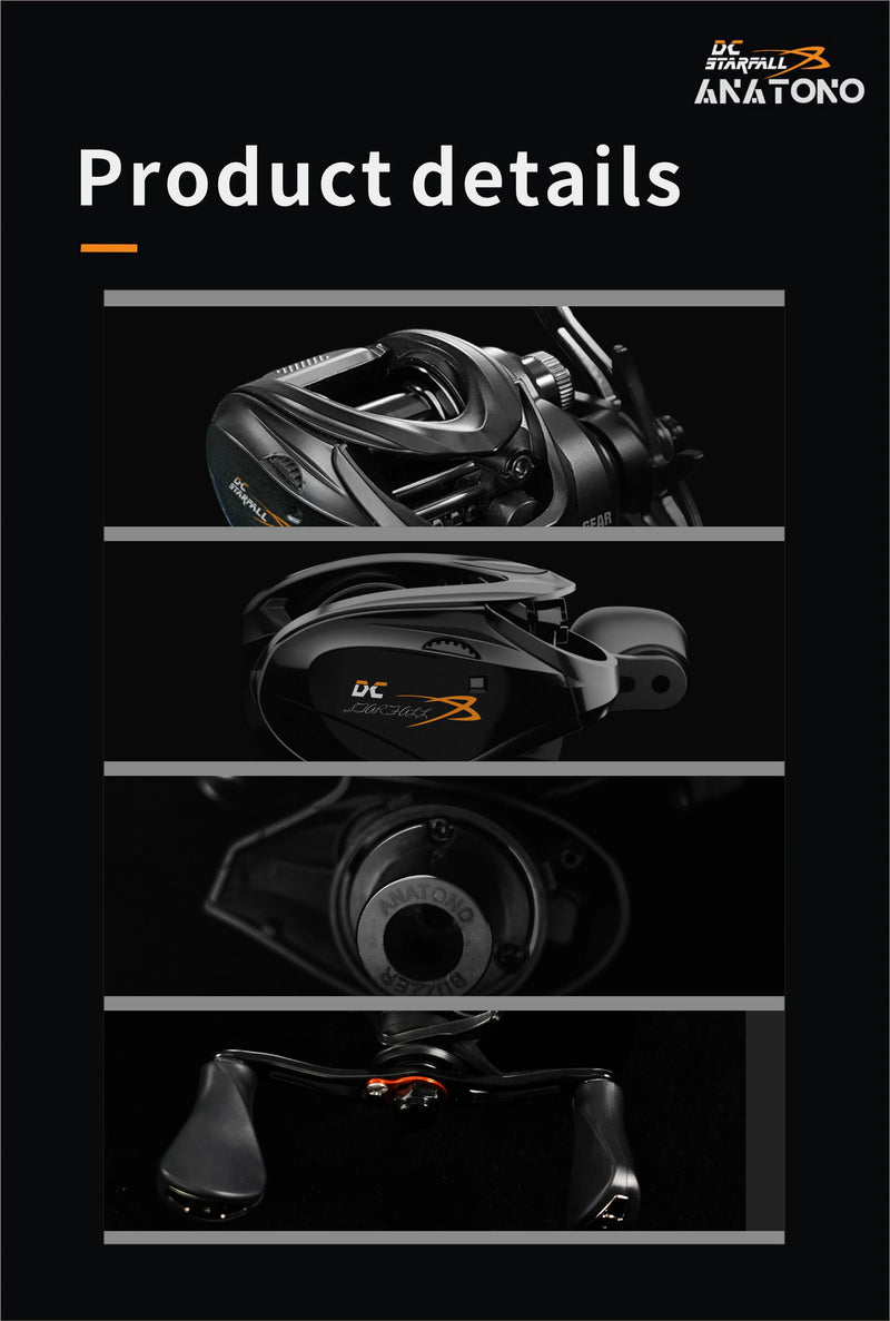 Carretel de Pesca Anatono Starfall DC 7.0:1 Ultraleve