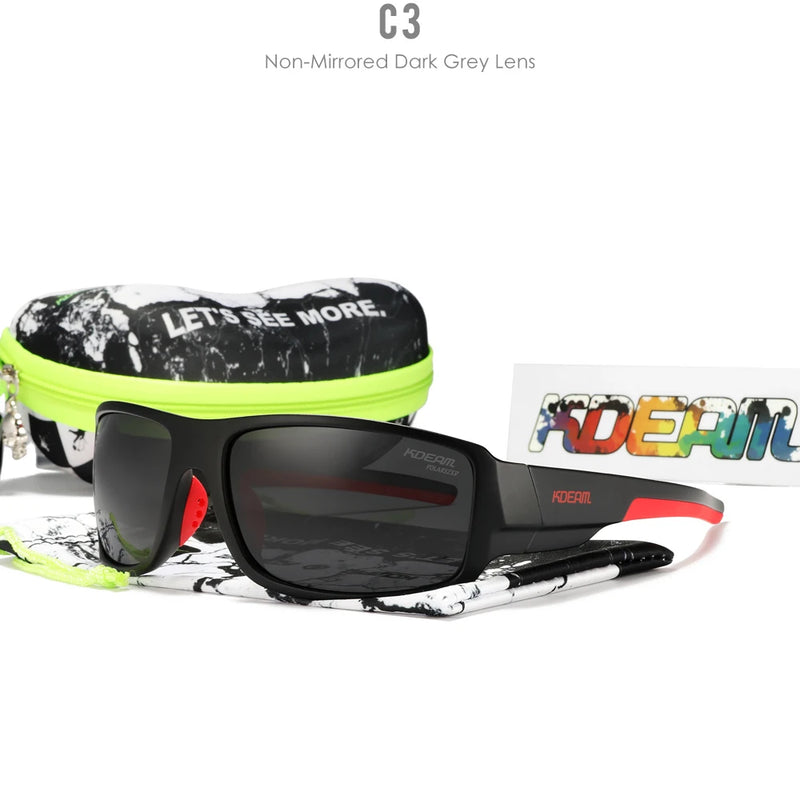 Óculos de Sol Polarizados KDEAM para Pesca Esportiva