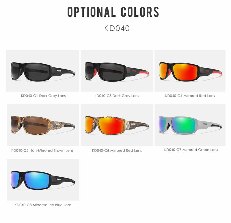 Óculos de Sol Polarizados KDEAM para Pesca Esportiva