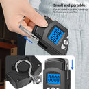 Balança digital portátil lcd, 50kg/40kg, 10g, gancho eletrônico, suspensão, peso de bagagem com fita métrica retrátil de 100cm