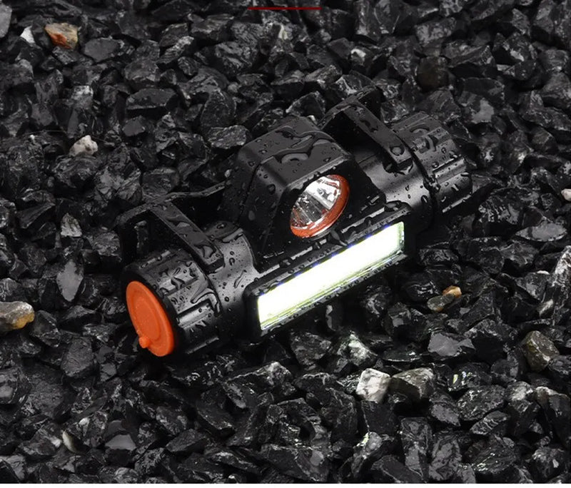 Recarregável COB LED USB Farol Forte Magnético Poderoso Farol Super Bright Waterproof Head Torch Para Pesca Ao Ar Livre