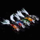 ANFS-Minnow Fishing Lure Set, Iscas Artificiais, Wobbler Crankbait, Combater Acessórios De Pesca, 4g, 4,5 centímetros, 5Pcs