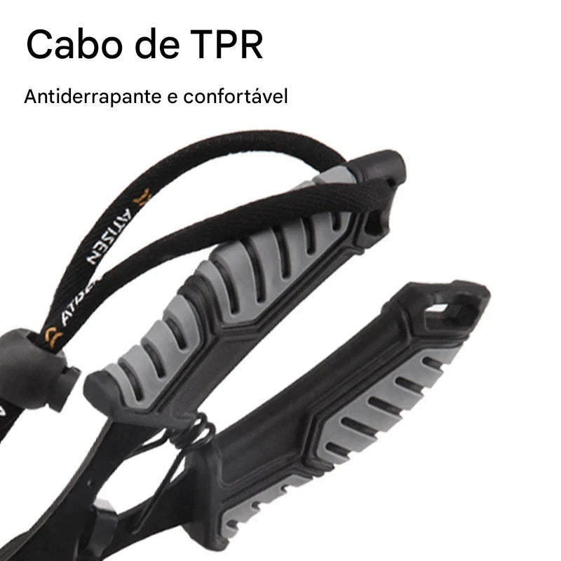 Alicate de Pesca Multifuncional com Punhos de Peixe - Precisão e Durabilidade