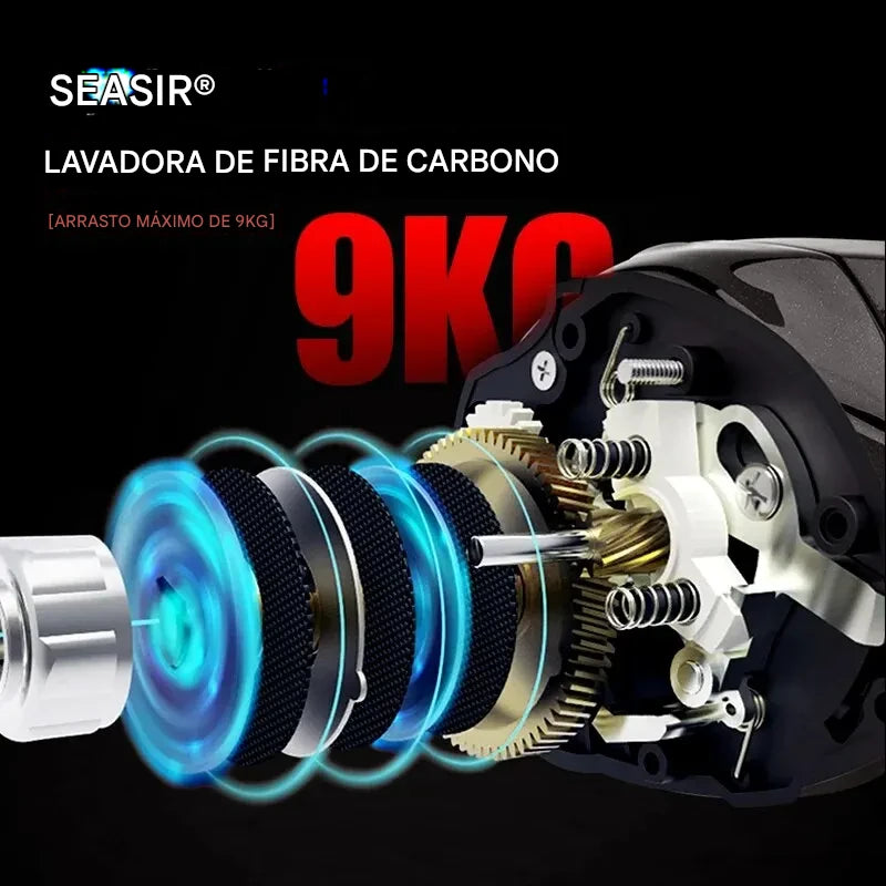 Carretilha SEASIR Cast X2: Precisão e Durabilidade em Cada Arremesso