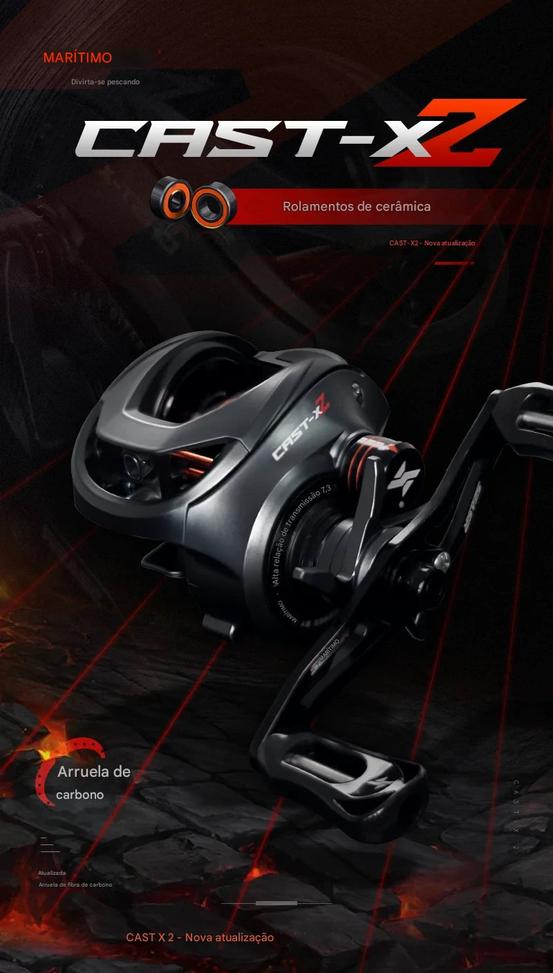 Carretilha SEASIR Cast X2: Precisão e Durabilidade em Cada Arremesso