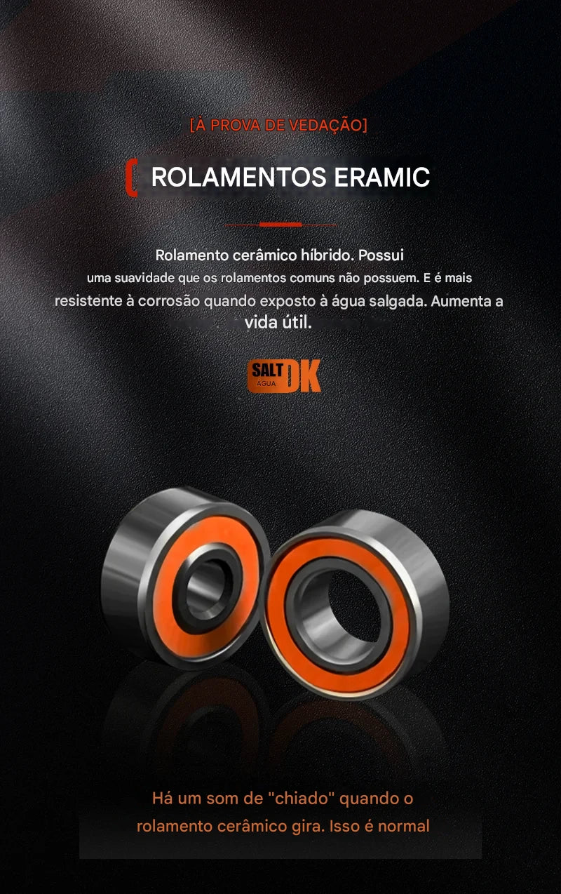 Carretilha SEASIR Cast X2: Precisão e Durabilidade em Cada Arremesso