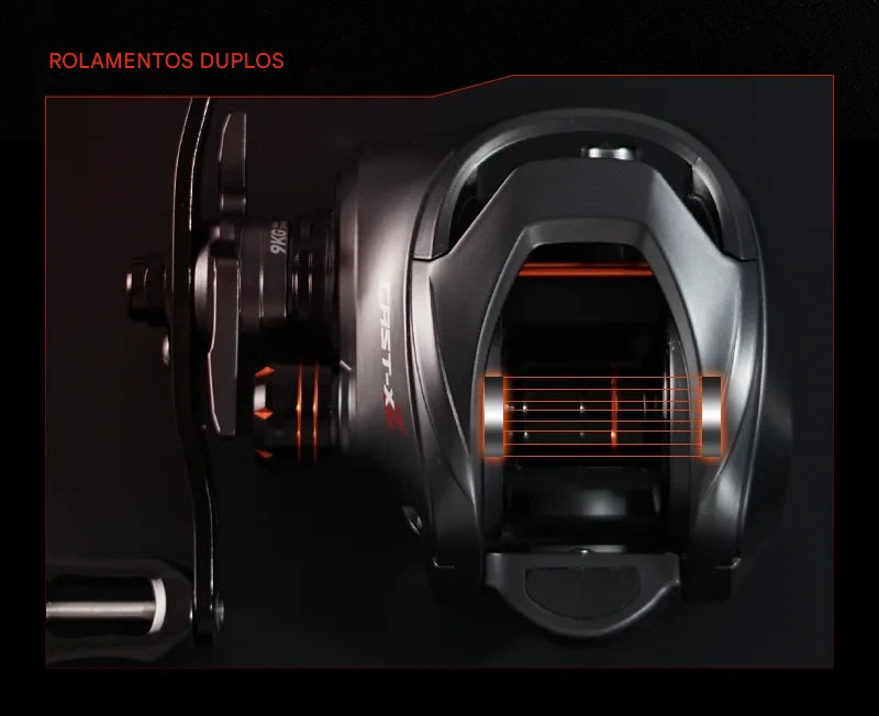 Carretilha SEASIR Cast X2: Precisão e Durabilidade em Cada Arremesso