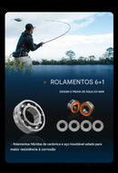 Carretilha SEASIR Cast X2: Precisão e Durabilidade em Cada Arremesso