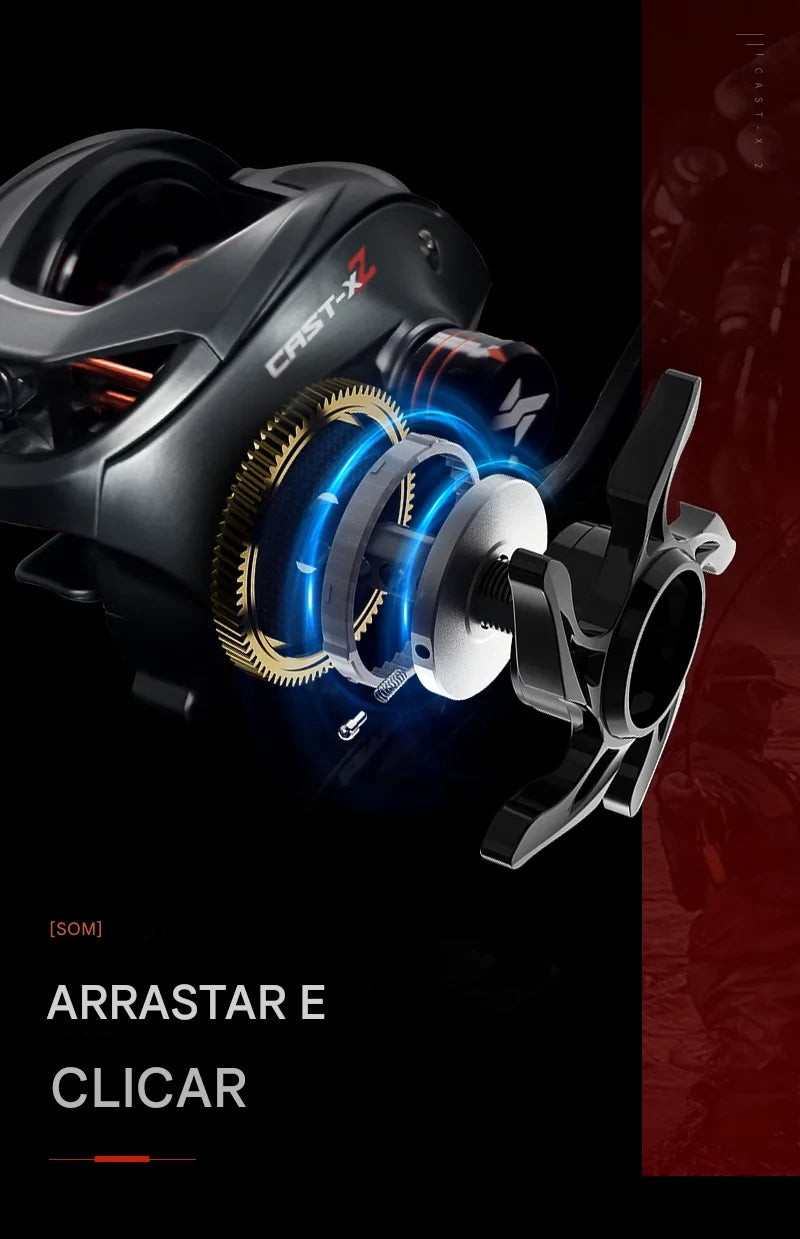 Carretilha SEASIR Cast X2: Precisão e Durabilidade em Cada Arremesso