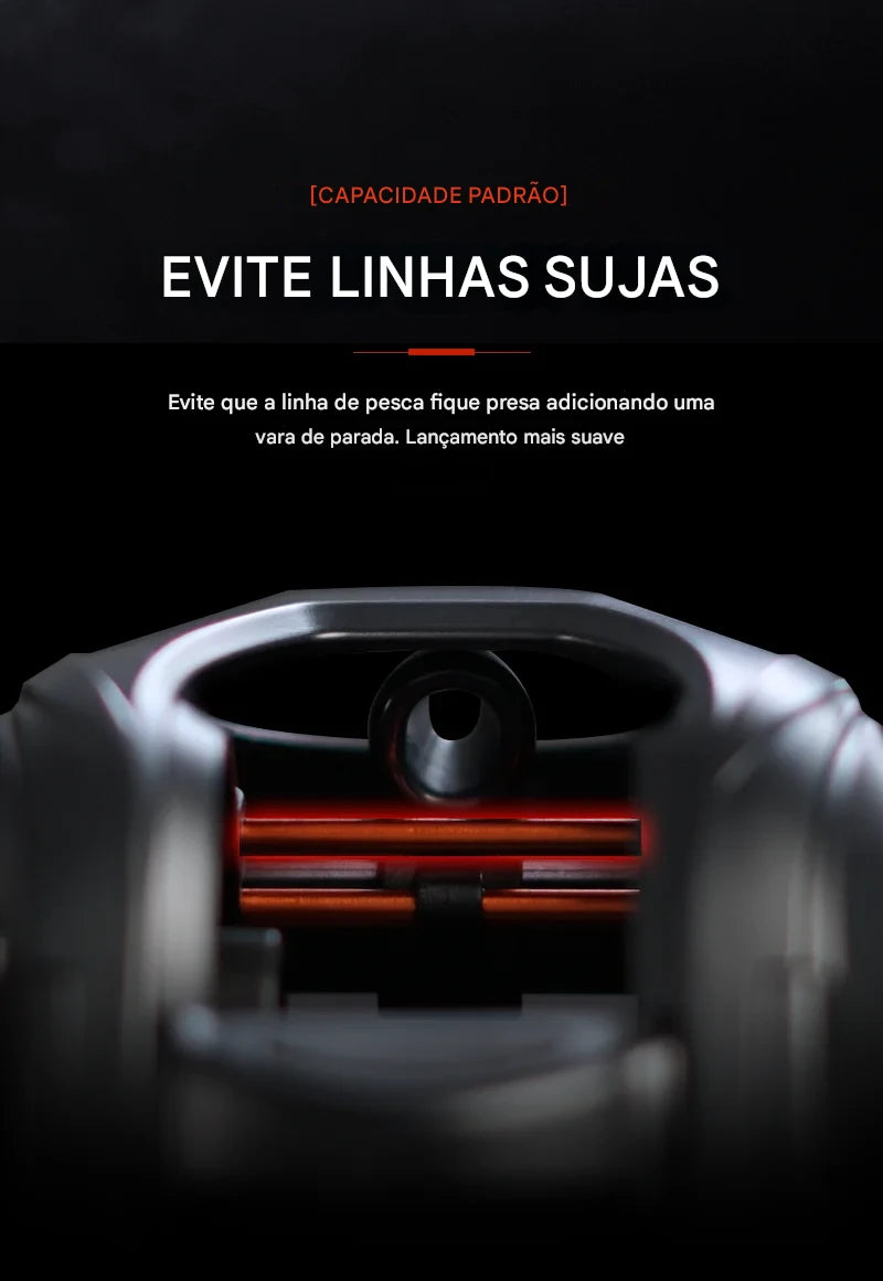 Carretilha SEASIR Cast X2: Precisão e Durabilidade em Cada Arremesso