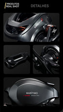 Carretilha SEASIR Cast X2: Precisão e Durabilidade em Cada Arremesso