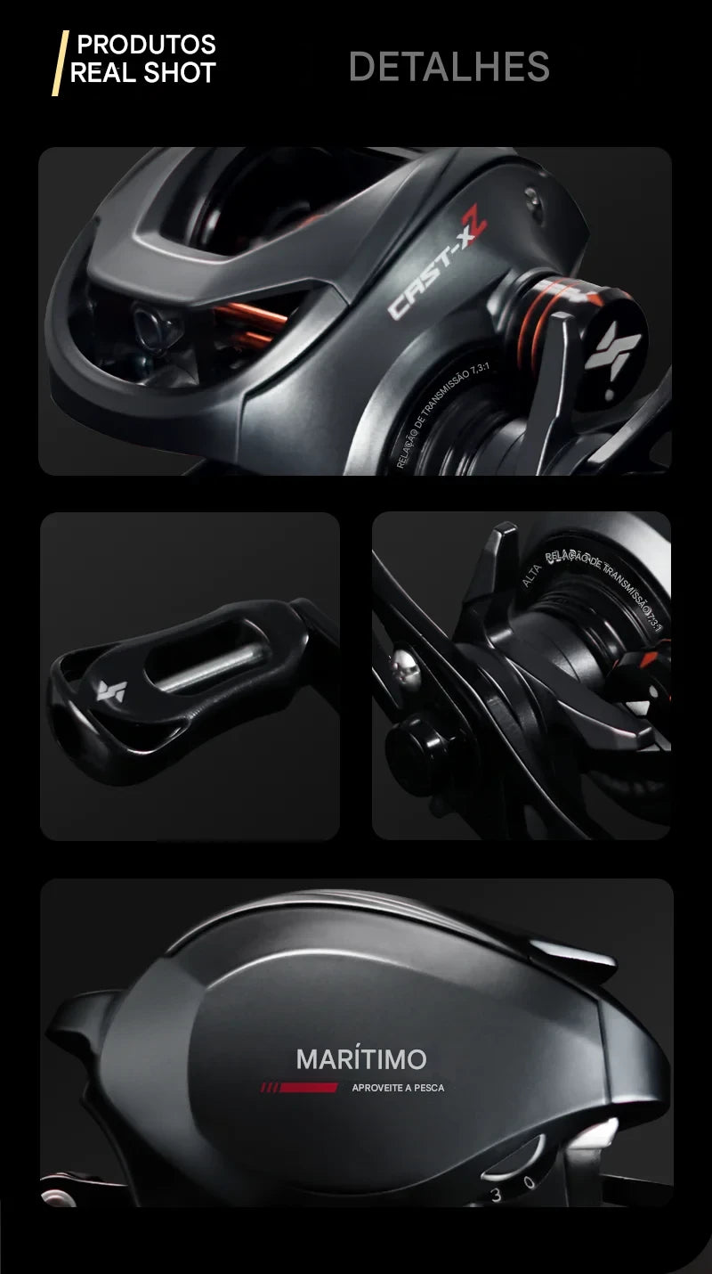 Carretilha SEASIR Cast X2: Precisão e Durabilidade em Cada Arremesso