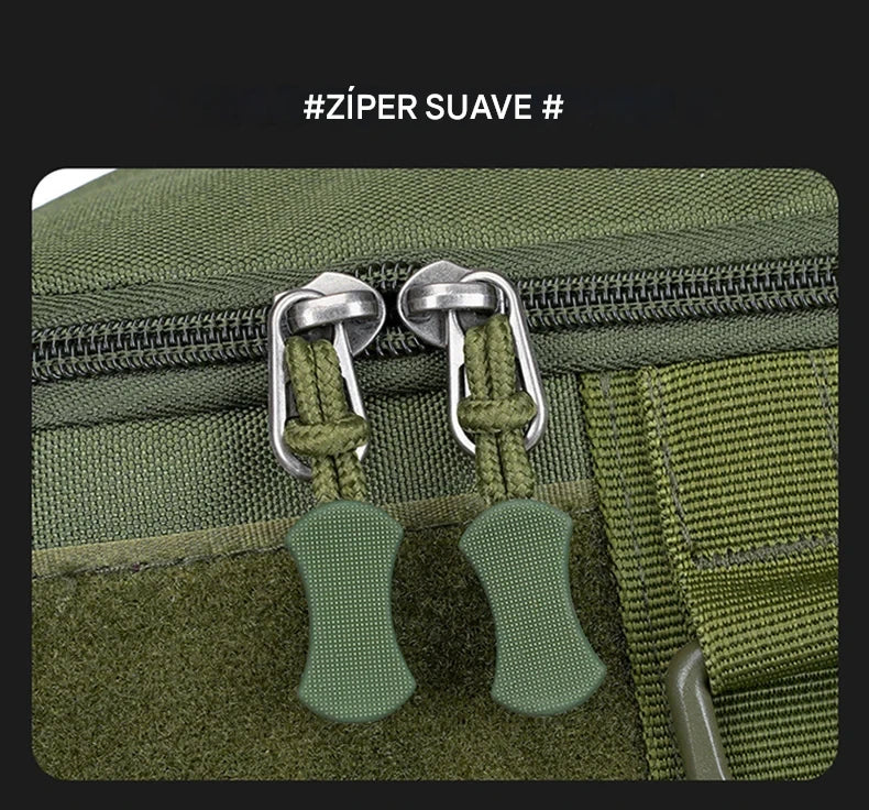 Mochila Tática de Pesca com Suporte para Haste e Armazenamento