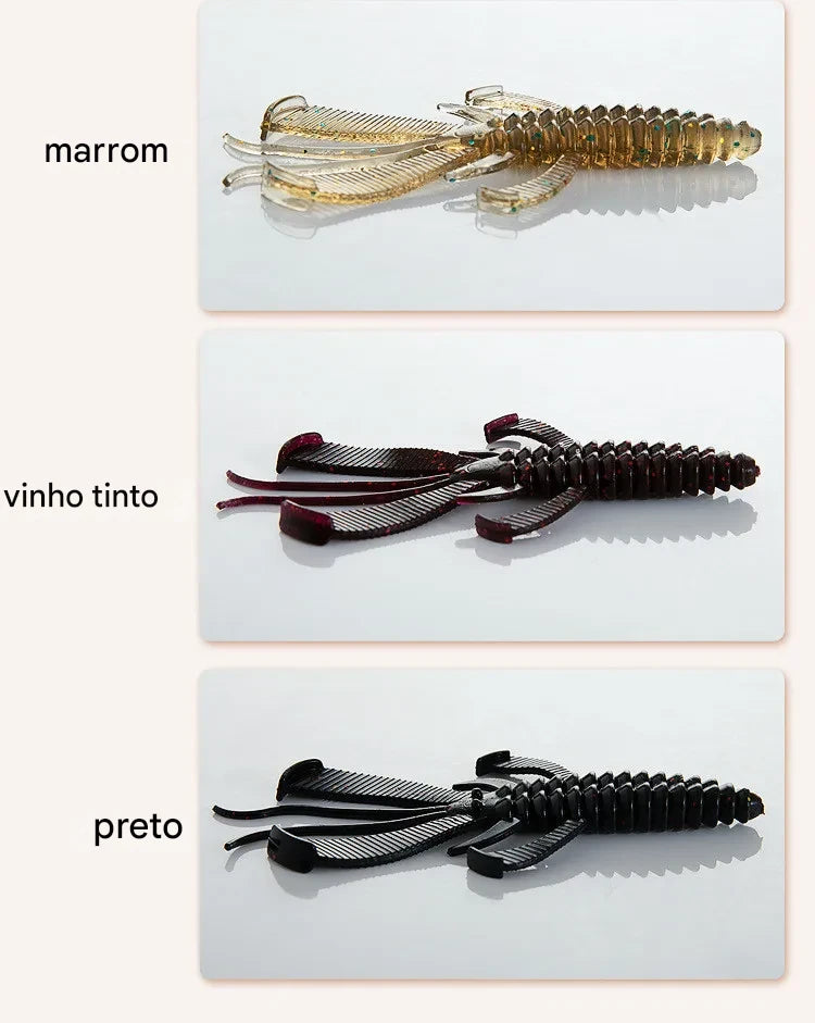 Isca Macia Lagosta 8cm - Eficiência em Pesca Esportiva
