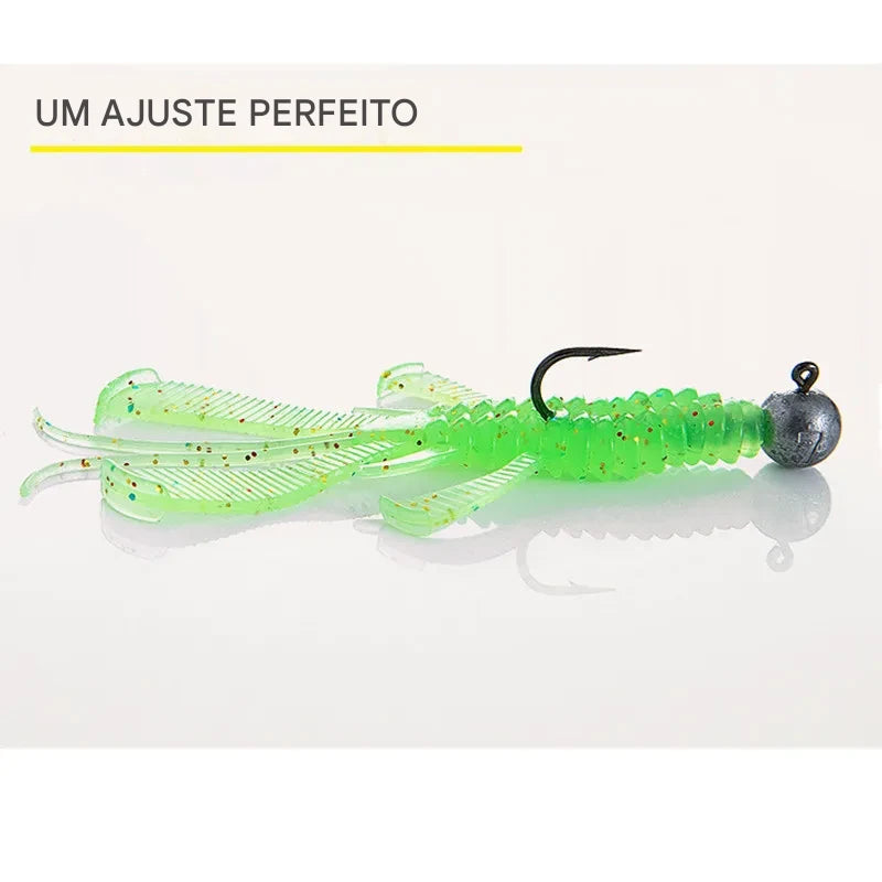 Isca Macia Lagosta 8cm - Eficiência em Pesca Esportiva