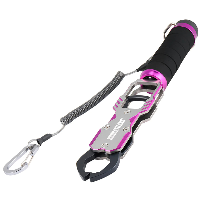 Sougayilang pinça de pesca de liga de alumínio profissional ferramenta de captura de lábios clipe de captura de peixes alicate de equipamento de controle de peixe