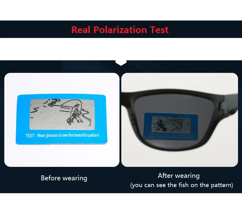 Óculos de Sol Polarizados para Pesca com Proteção UV400