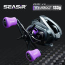 Seasir ZERO-VX 133g BFS Baitcasting Carretel de pesca ultraleve 7.6:1 Relação de engrenagem 6 + 1BB Max Drag 4kg Bobina de pesca de água salgada doce