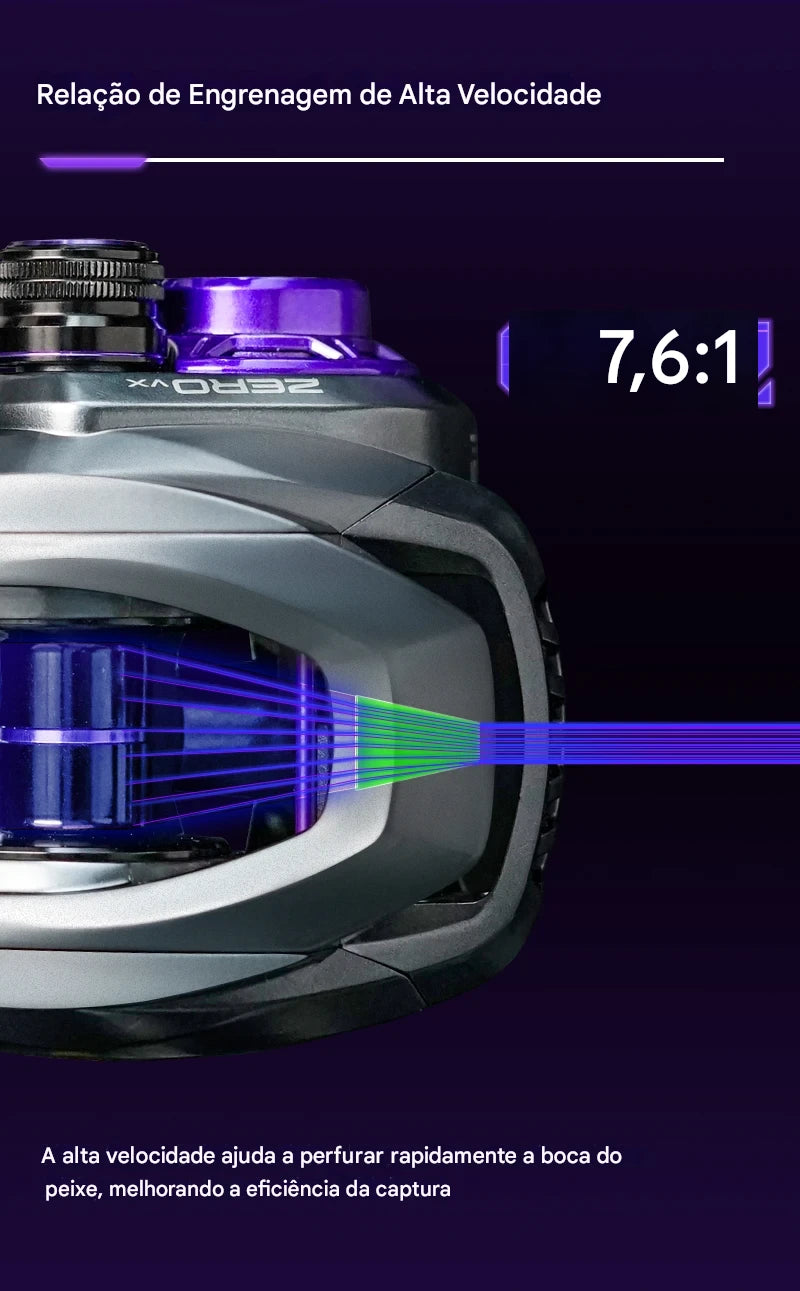 Carretilha Baitcast Ultralight Seasir ZERO-VX 🎣