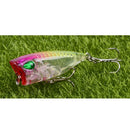 Iscas Mini Popper Superfície | Barulho Atraente | 5 Unidades