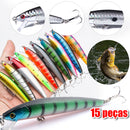 Kit com 28 Iscas Artificiais Meia-Água 8cm / 8,5g – Pescando Online